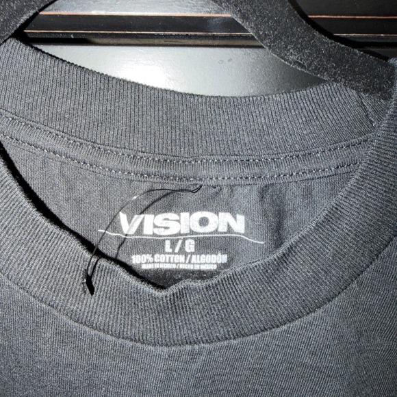 Vision Street Wear Psycho Stick T-Shirt Mens Size Large Retro Graphic Print Y2K - Picture 3 of 4